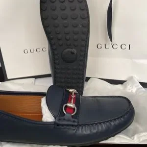 Gucci | Shoes | Nib Authentic Gucci Unisex Leather Moccasin  display picture 3